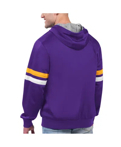 Shop G-iii Sports By Carl Banks Men's  Purple Los Angeles Lakers Contender Full-zip Hoodie Jacket