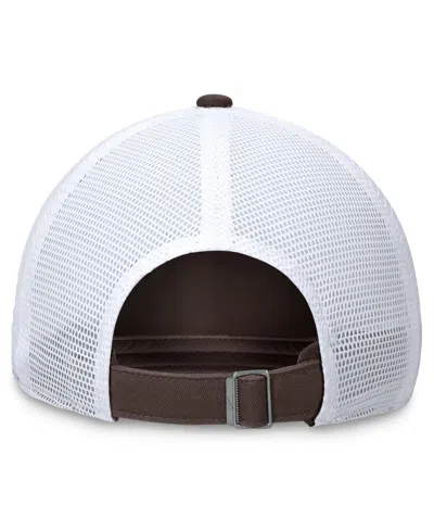 Nike Men's  Brown San Diego Padres Evergreen Wordmark Trucker Adjustable Hat In Brown