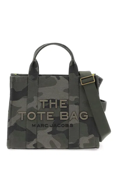 Shop Marc Jacobs The Medium Tote Bag In Camo In Green