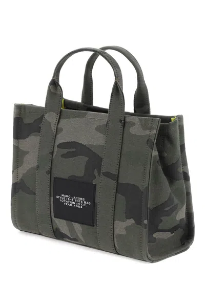 Shop Marc Jacobs The Medium Tote Bag In Camo In Green