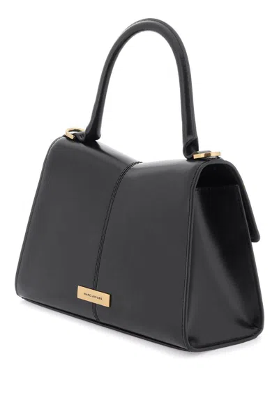 Shop Marc Jacobs The St. Marc Top Handle Handbag In Black