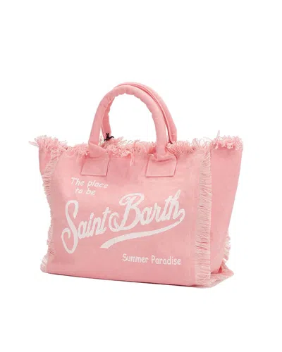 Shop Mc2 Saint Barth Shoulder Bag In Rose