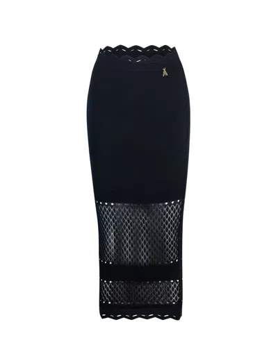 Shop Patrizia Pepe Skirt In Black