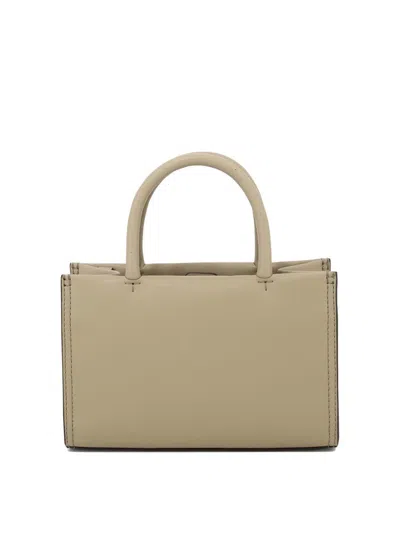 Shop Tory Burch "ella Mini" Handbag In Beige