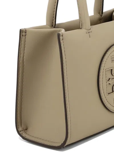 Shop Tory Burch "ella Mini" Handbag In Beige