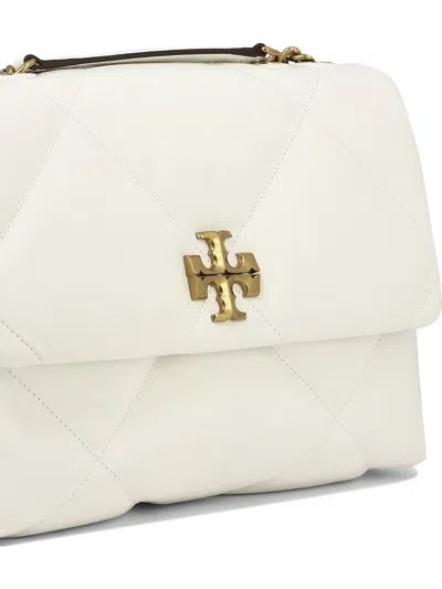 Shop Tory Burch "kira Diamond Quilt" Shoulder Bag In White