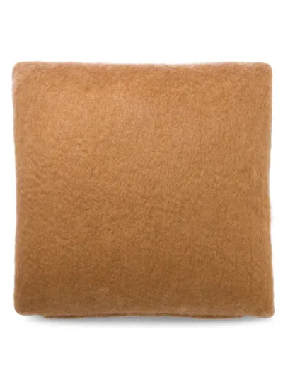 Shop Viso Project Mohair Pillow In Camelwhite