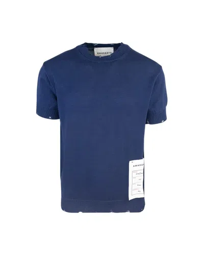 Shop Amaranto Amaránto T-shirts In Blue