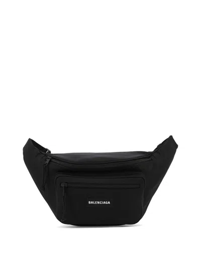 Shop Balenciaga "explorer" Belt Bag In Black