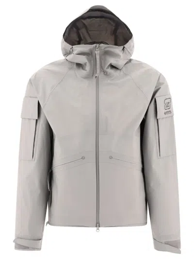 Shop C.p. Company "metropolis Series Gore-tex Infinium™" Jacket In Grey
