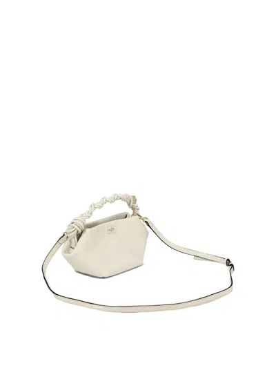 Shop Ganni "mini Bou" Handbag In White