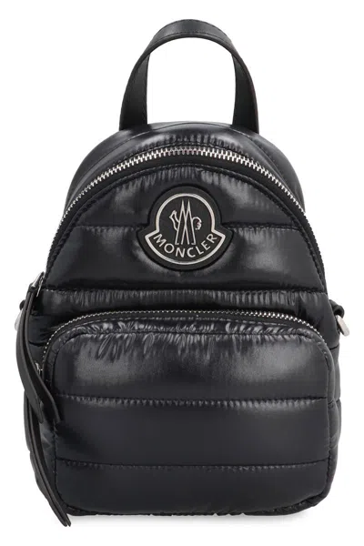 Shop Moncler Kilia Nylon Messenger Bag In Black