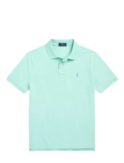 Shop Ralph Lauren T-shirts And Polos In Celadon/c7580