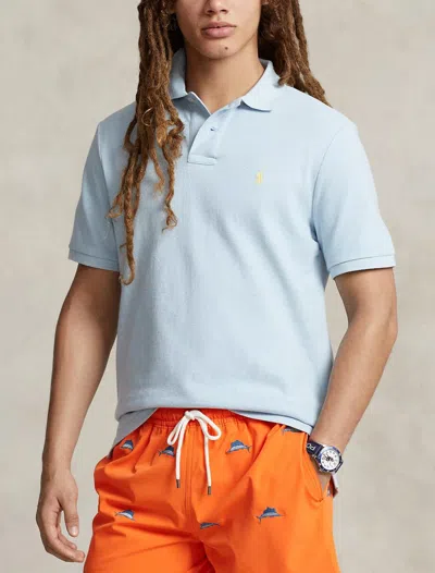 Shop Ralph Lauren T-shirts And Polos In Alpine Blue/c1231
