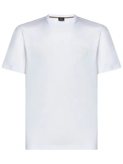 Shop Brioni T-shirt In Bianco
