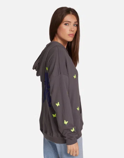 Lauren Moshi Koa Neon Peace Love Butterflies In Light Onyx