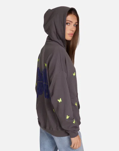 Lauren Moshi Koa Neon Peace Love Butterflies In Light Onyx