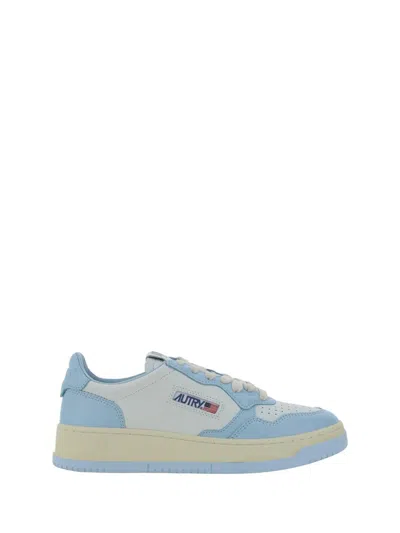 Shop Autry Sneakers In Wht/st Blue