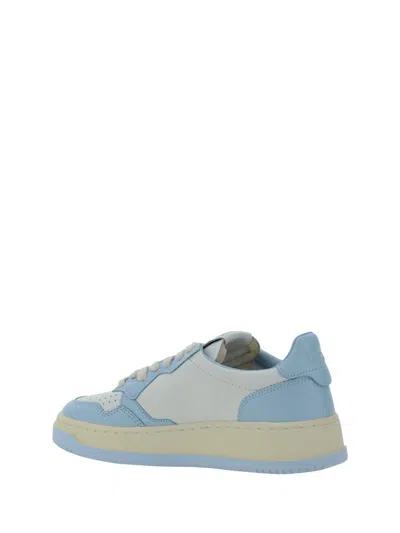 Shop Autry Sneakers In Wht/st Blue