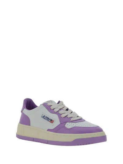 Shop Autry Sneakers In Wht/ Eng Lav