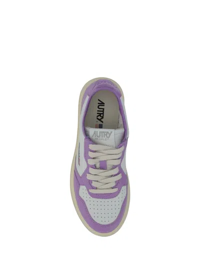 Shop Autry Sneakers In Wht/ Eng Lav