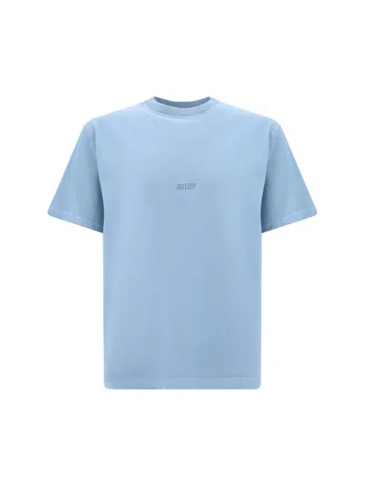Shop Autry T-shirts In Blue