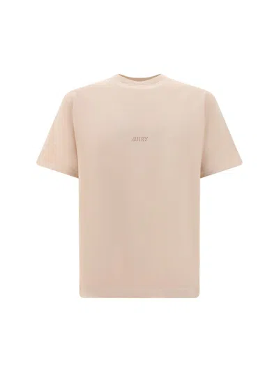 Shop Autry T-shirts In Peony Rose