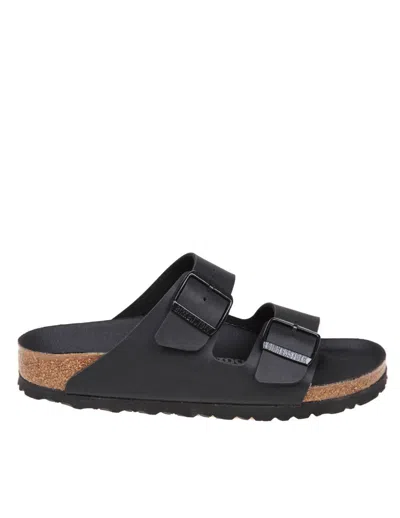 Shop Birkenstock Leather Sandal In Black