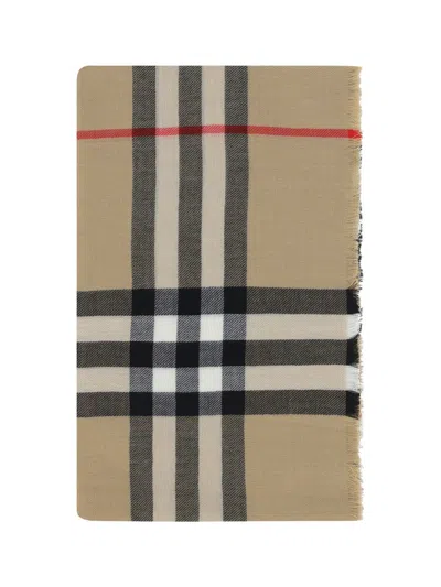 Shop Burberry Scarves In Archive Beige