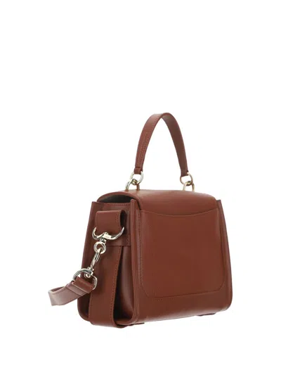 Shop Chloé Shoulder Bags In Sepia Brown