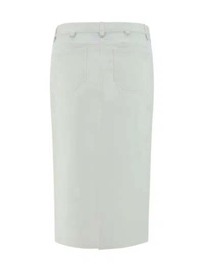 Shop Courrèges Skirts In Heritage White
