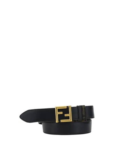 Shop Fendi Belts E Braces In Nero+tab+mr+obur