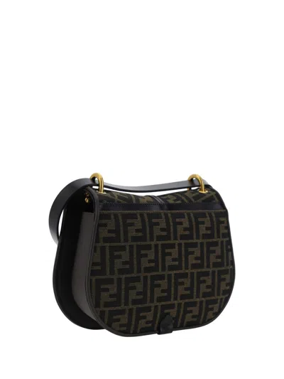 Shop Fendi Shoulder Bags In Tab.mr+eban+obur