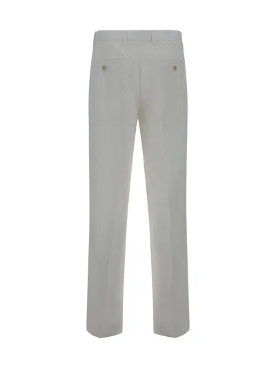 Shop Ferragamo Pants In White