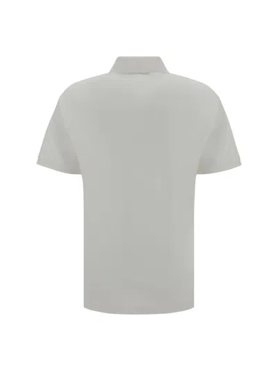 Shop Palm Angels Polo Shirts In Off White Black
