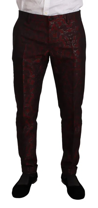 Shop Dolce & Gabbana Elegant Red Martini Three Piece Men's Suit
