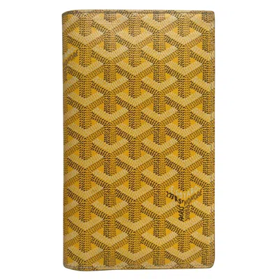Pre-owned Goyard Yellow Leather Wallet  ()
