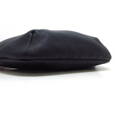 Shop Gucci Belt Bag Black Leather Clutch Bag ()