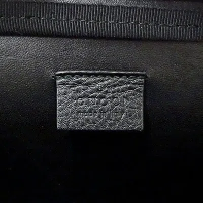 Shop Gucci Ssima Black Leather Clutch Bag ()