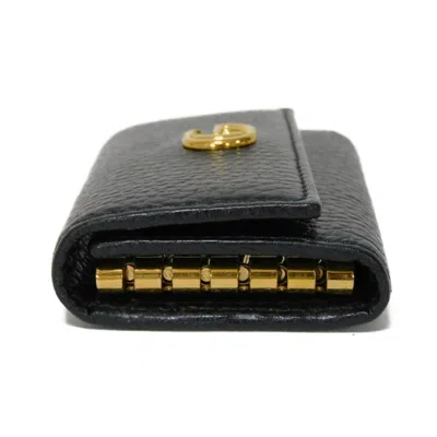 Shop Gucci Marmont Black Leather Wallet  ()