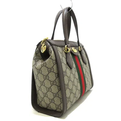 Shop Gucci Ophidia Beige Canvas Tote Bag ()