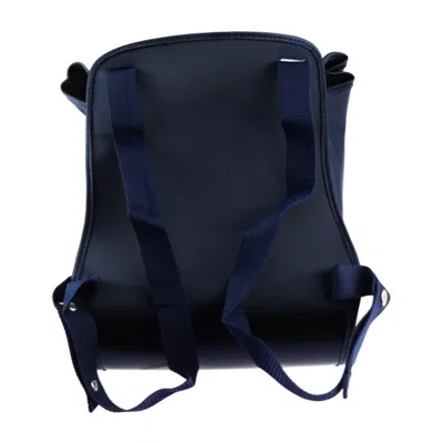 Shop Hermes Hermès -- Navy Synthetic Backpack Bag ()