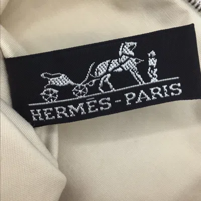 Shop Hermes Hermès White Cotton Clutch Bag ()