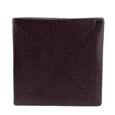 Shop Hermes Hermès Zoulou Black Leather Wallet  ()