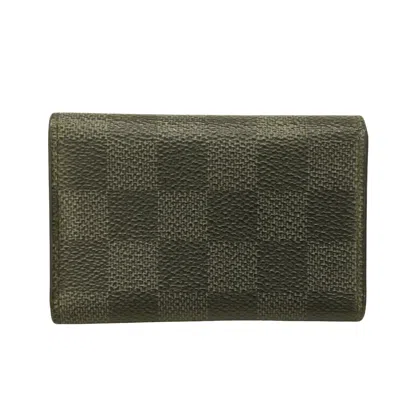 Pre-owned Louis Vuitton Multiclés Brown Canvas Wallet  ()