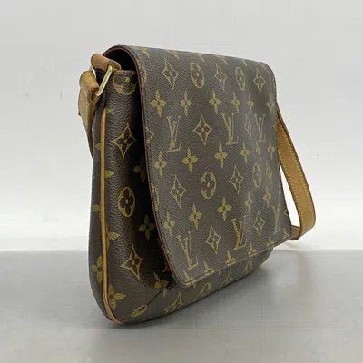 Pre-owned Louis Vuitton Musette Salsa Brown Canvas Shopper Bag ()