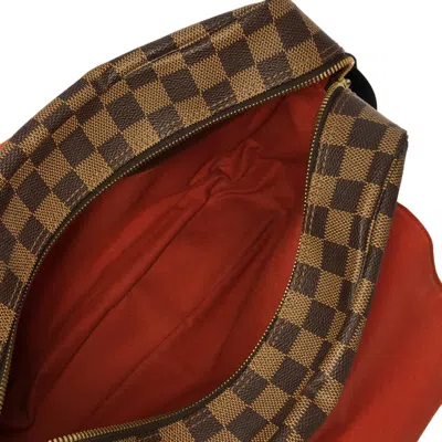 Pre-owned Louis Vuitton Naviglio Brown Canvas Shoulder Bag ()