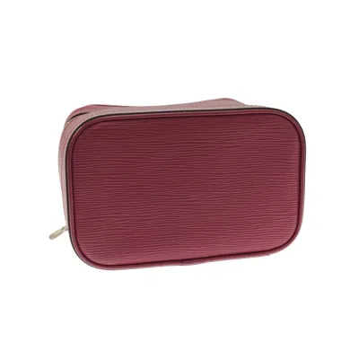 Pre-owned Louis Vuitton Nice Burgundy Leather Clutch Bag ()