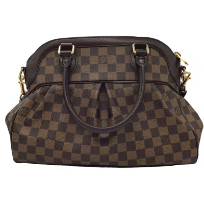 Pre-owned Louis Vuitton Trevi Brown Canvas Tote Bag ()