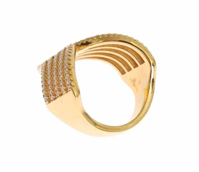 Shop Nialaya Glamorous Gold Plated Crystal Women's Ring